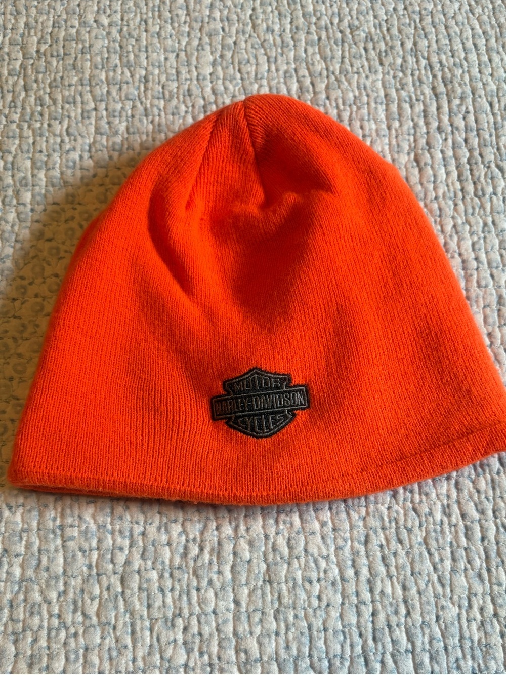 Harley-Davidson Bright Orange Knit Beanie